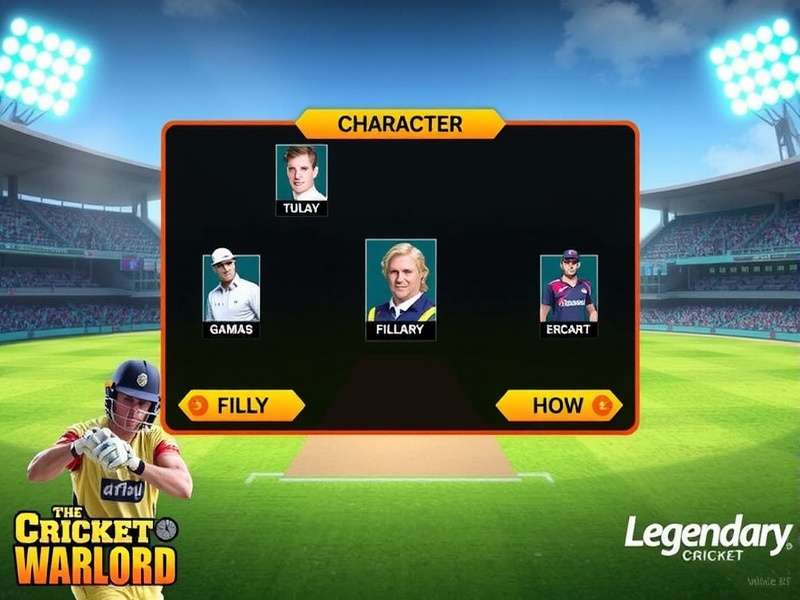Legendary Cricket Warlord Character Selection