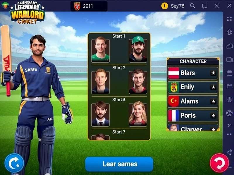 Legendary Cricket Warlord Tournament Mode